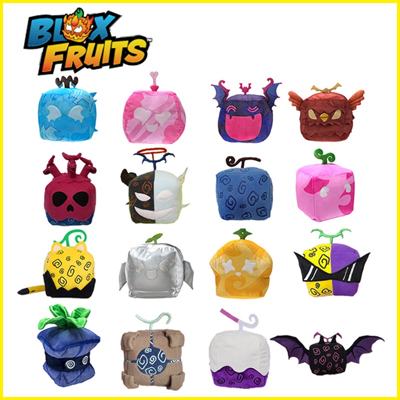 Blox Fruits Plush Toys Cartoon Adventure Game Soft Stuffed Blox Fruits