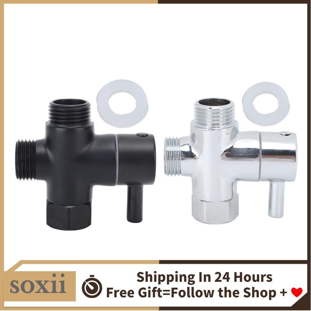 Soxii Shower Diverter Valve Way Copper Easy To Install For Rustproof