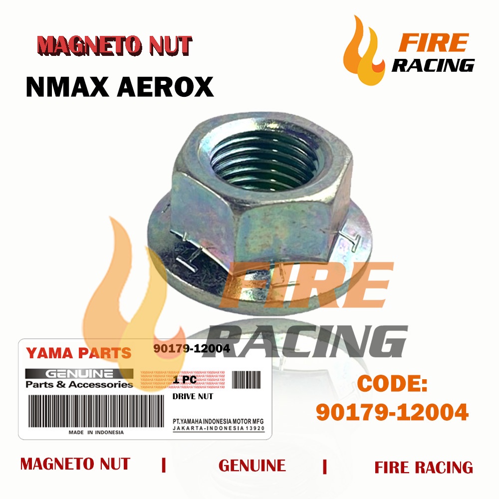 R5 B17 90179 12004 Anti Loose Thread Lock Nut Magneto Nut NMAX AEROX