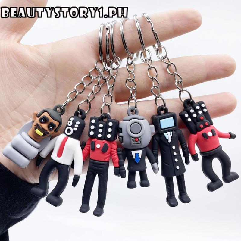 Anime Skibidi Toilet Keychain Skibidi Toilet Tv Man Backpack Camara