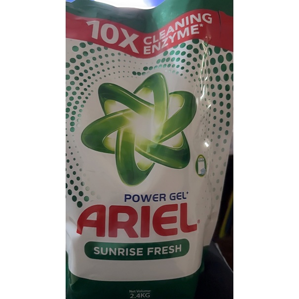 Ariel SUNRISE FRESH Liquid Laundry Detergent REFILL PACK 2 4 KG