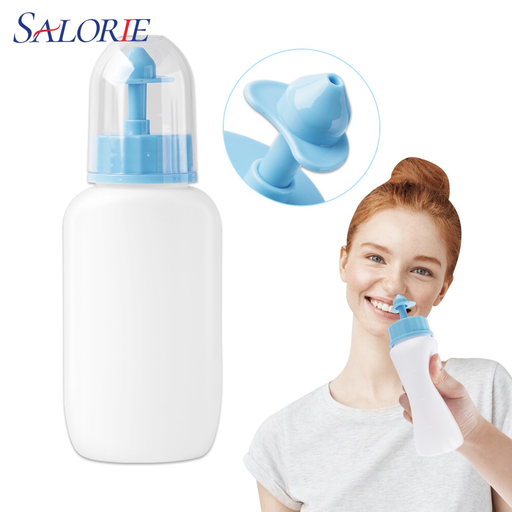 Salorie Ml Neti Pot Sinus Rinse Bottle Nose Wash Cleaner Pressure