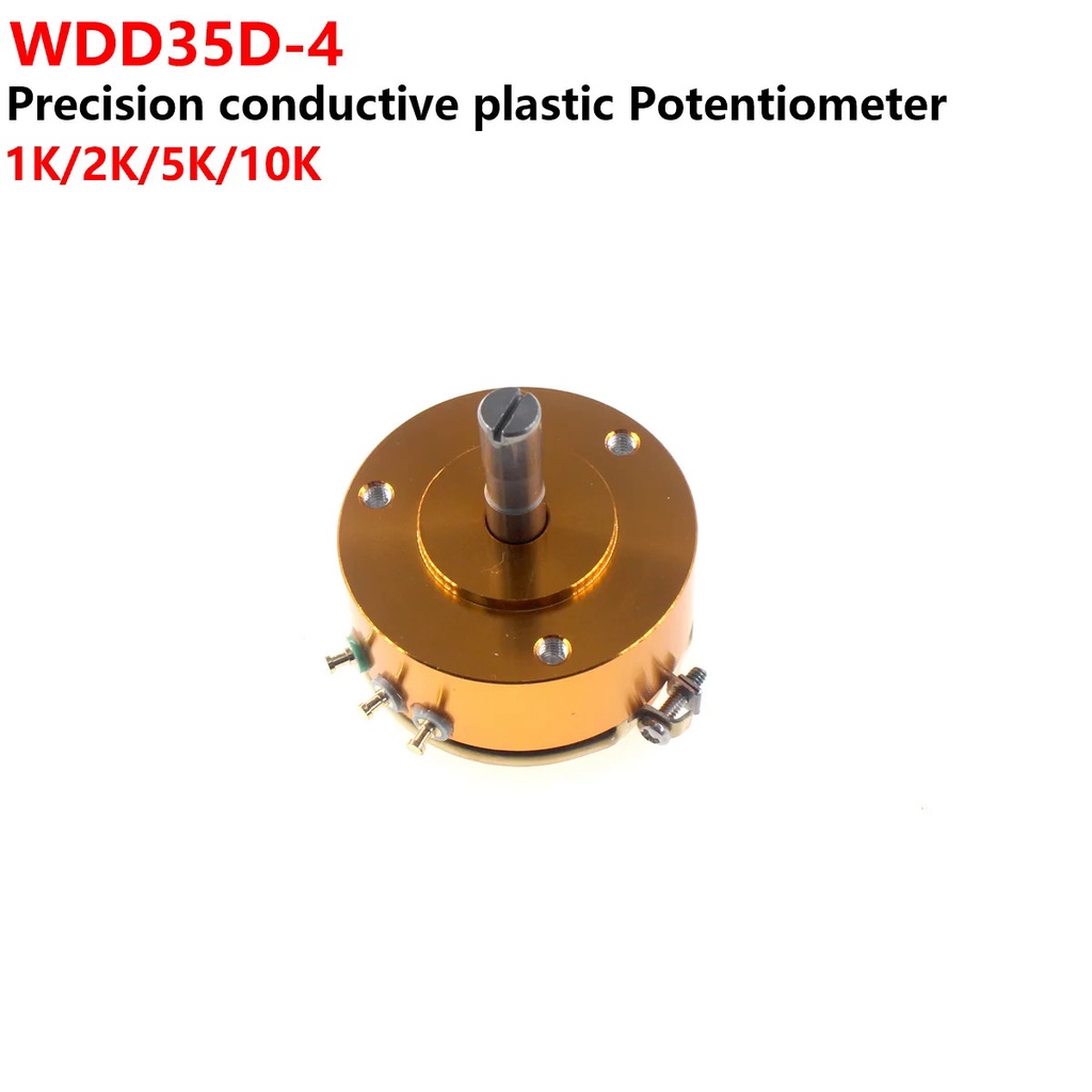 WDD35D4 1K 2K 5K 10K Conductive Plastic Potentiometer 19mm Short Axis