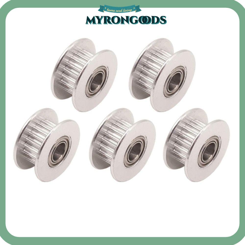 MYRONG 5Pcs GT2 Pulley 20 Teeth Wheel Aluminum Timing Belt Timing