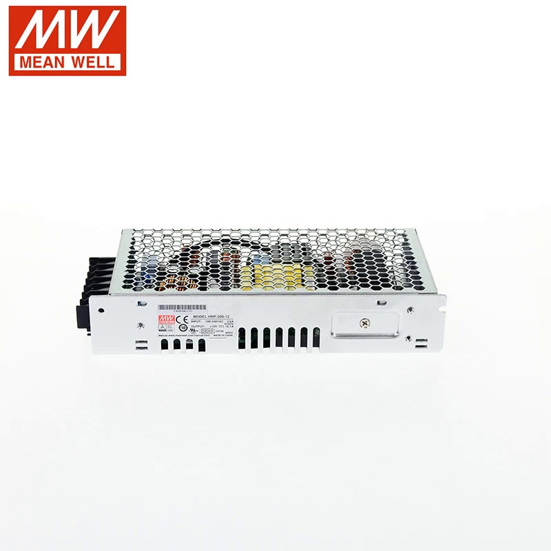 MEAN WELL HRP 200 12 200W 12V Switching Power Supply 110V 220V AC To