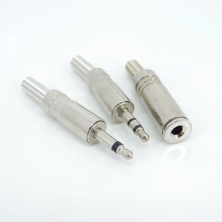 Psc Mm Mono Stereo Pole Metal Male Female Jack Plug Solder