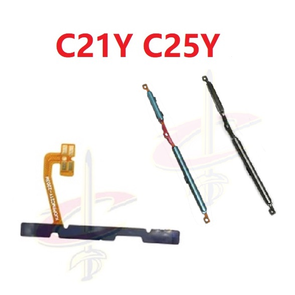 Power Button For Realme C21Y C25Y ON OFF Volume Button Flex Shopee