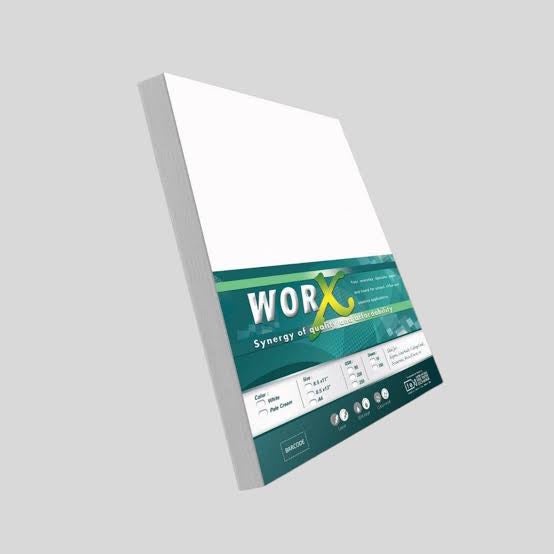 Worx Specialty Board Paper Gsm Sheets White Or Pale Cream