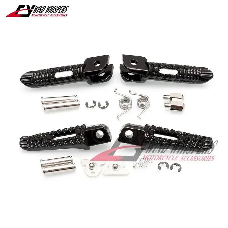 Motorcycle Front Rear Footrests Foot Pegs For Suzuki Gsr Gsr