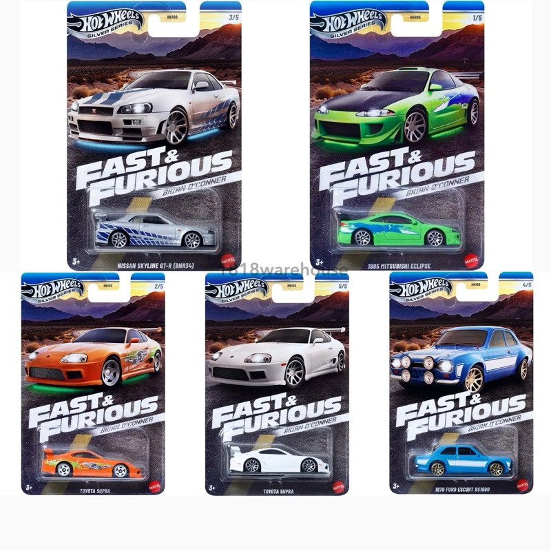 Hot Wheels Hotwheels Fast Car Set R Eclipse Supra RS Fast
