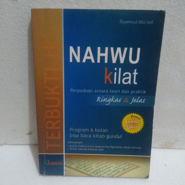 Nahwu Kilat Book Syamsul Ma Arif Original Shopee Philippines