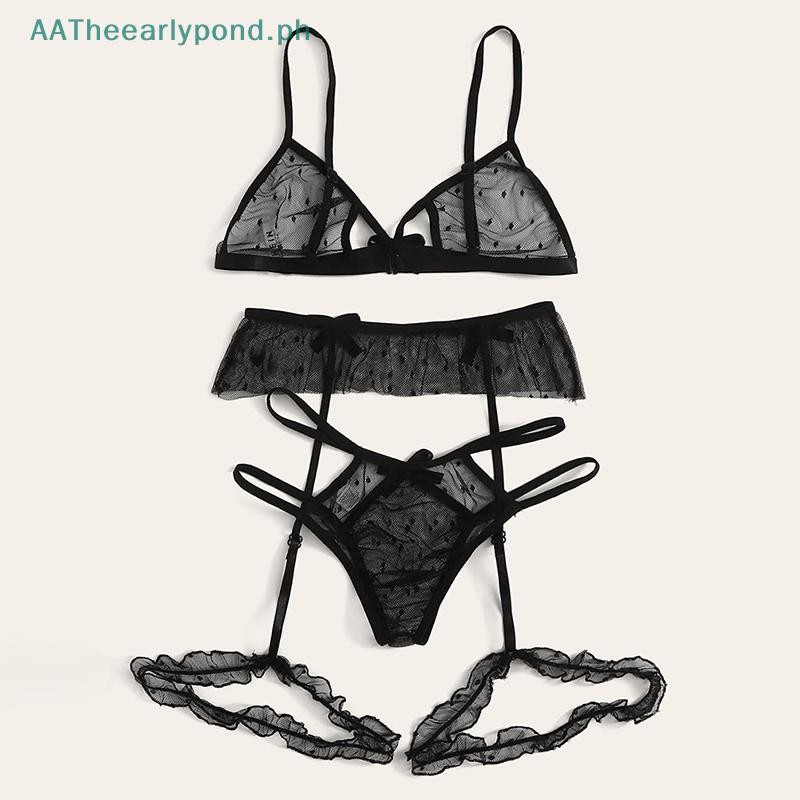 AATheearlypond Women Lingerie Sets Porno Lace Sexy Lingerie Transparent