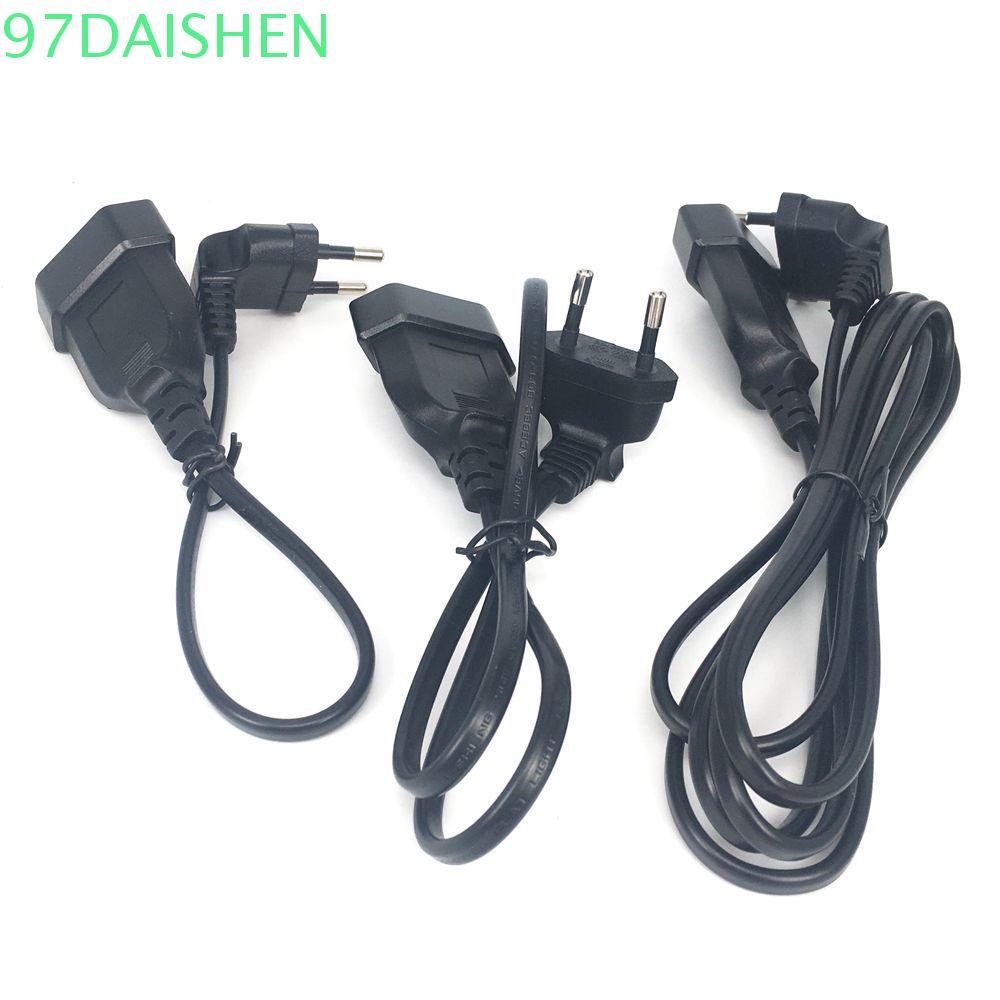 Daishen Eu Power Adapter Cord Pc Computer Male To Female Plug European