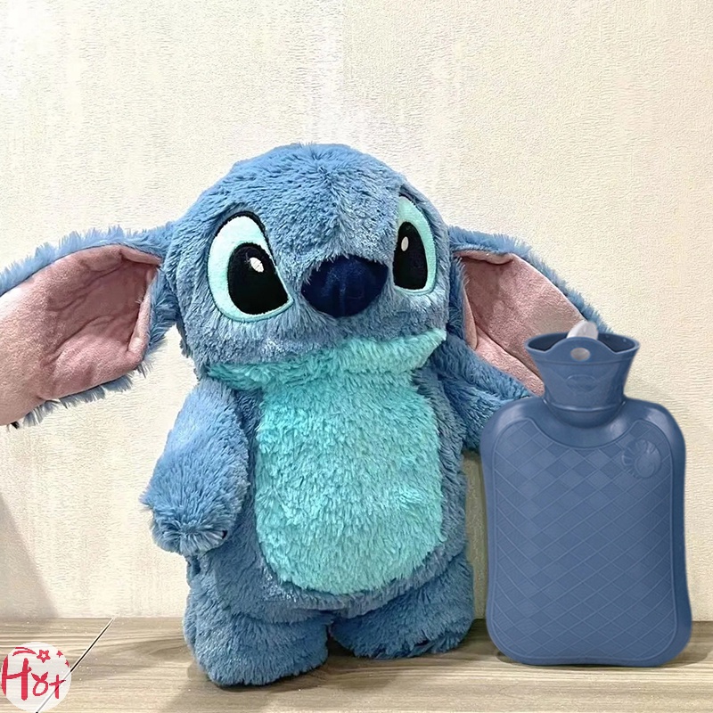 TheWood Anime Kawaii Turo Lilo Stitch Plush Hot Water Bottle Winter