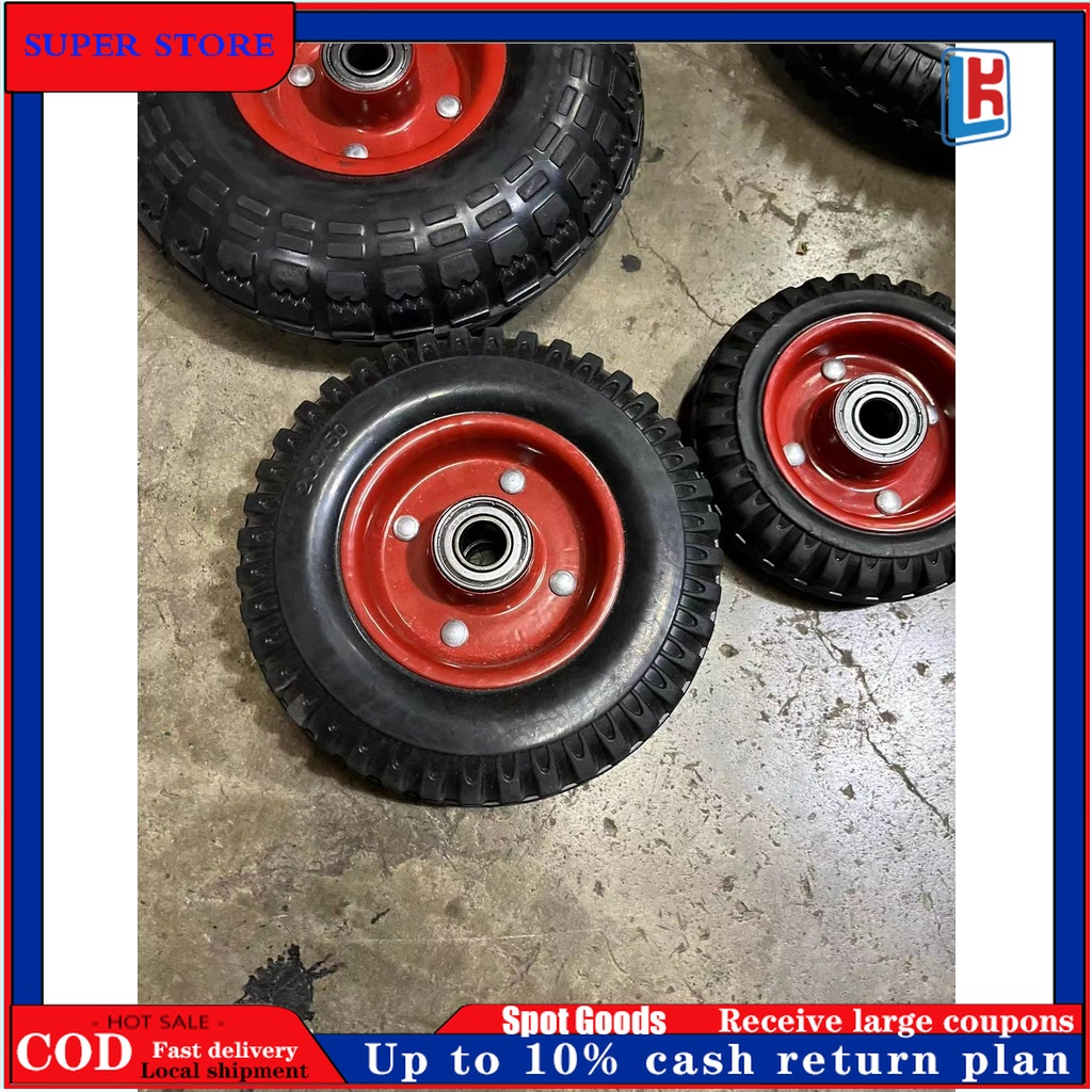 Heavy Duty Rubber Tire Wheel For Pushcart Trolley Kartilya Available In