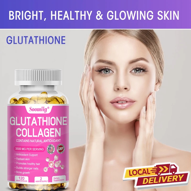 Soomiig Glutathione Collagen Capsules Anti Aging Immune Enhancement