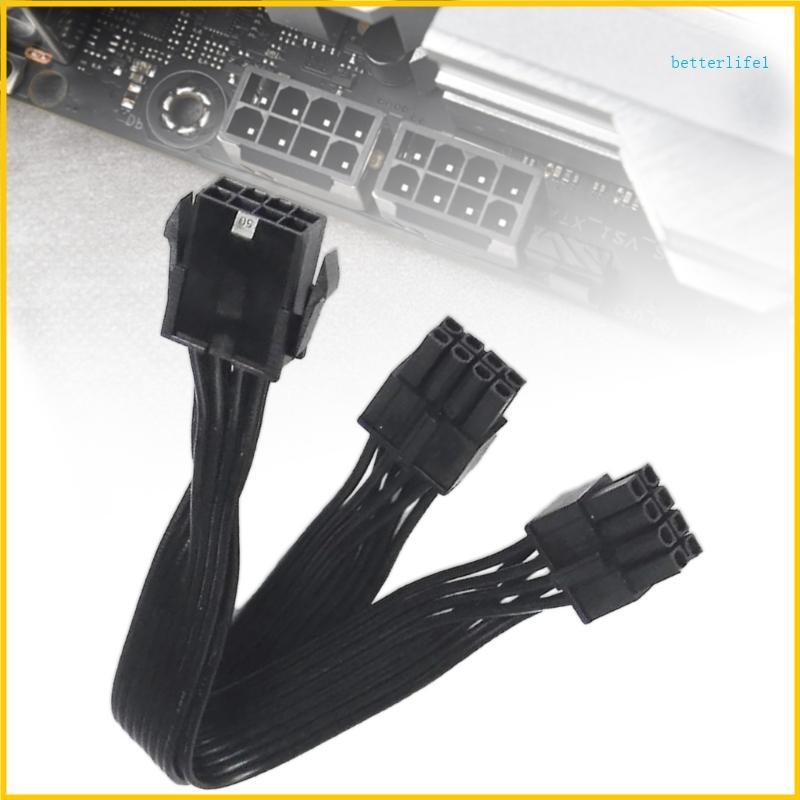 Btm Pin Ffemale To Two Pcie Pin Cable For Mainboard Power