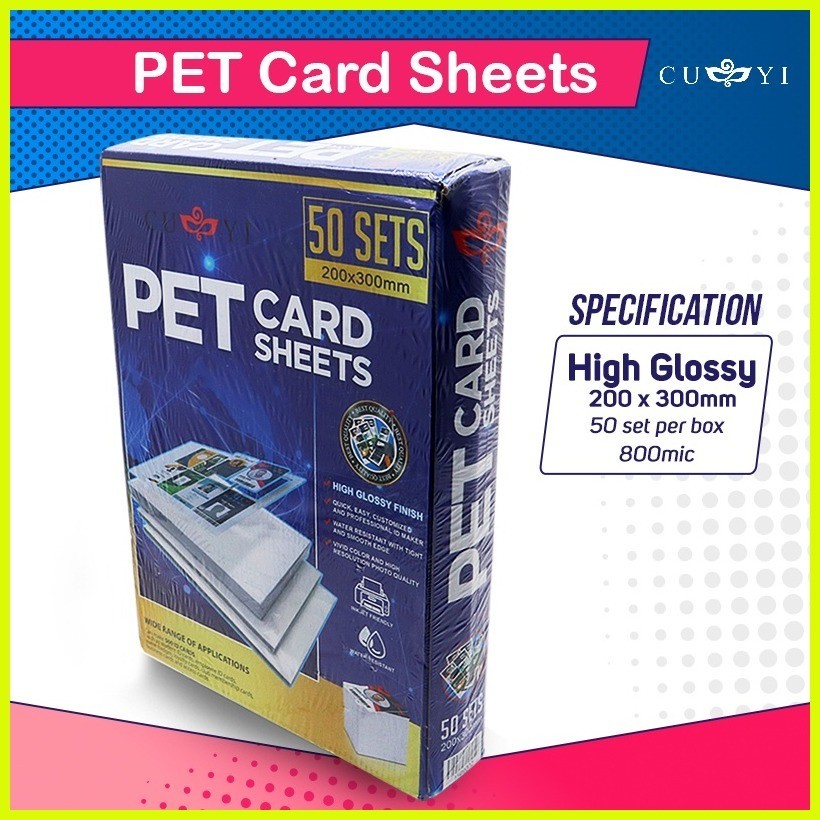 Cuyi Pet Sheet Cuyi Pvc Sheet A Size For Id Making Bag Tag