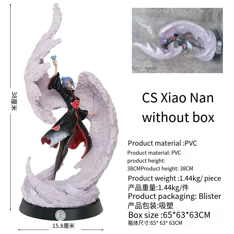 Cm Anime Naruto Figure Gk Konan Action Statue Akatsuki Figurine Pvc