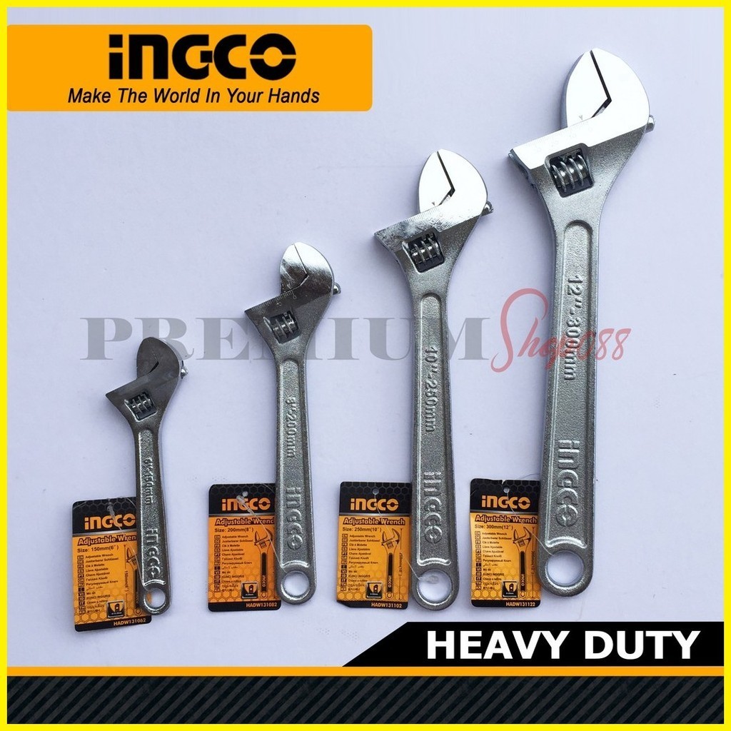 Hot Sale Ingco Adjustable Wrench Mm Mm Mm