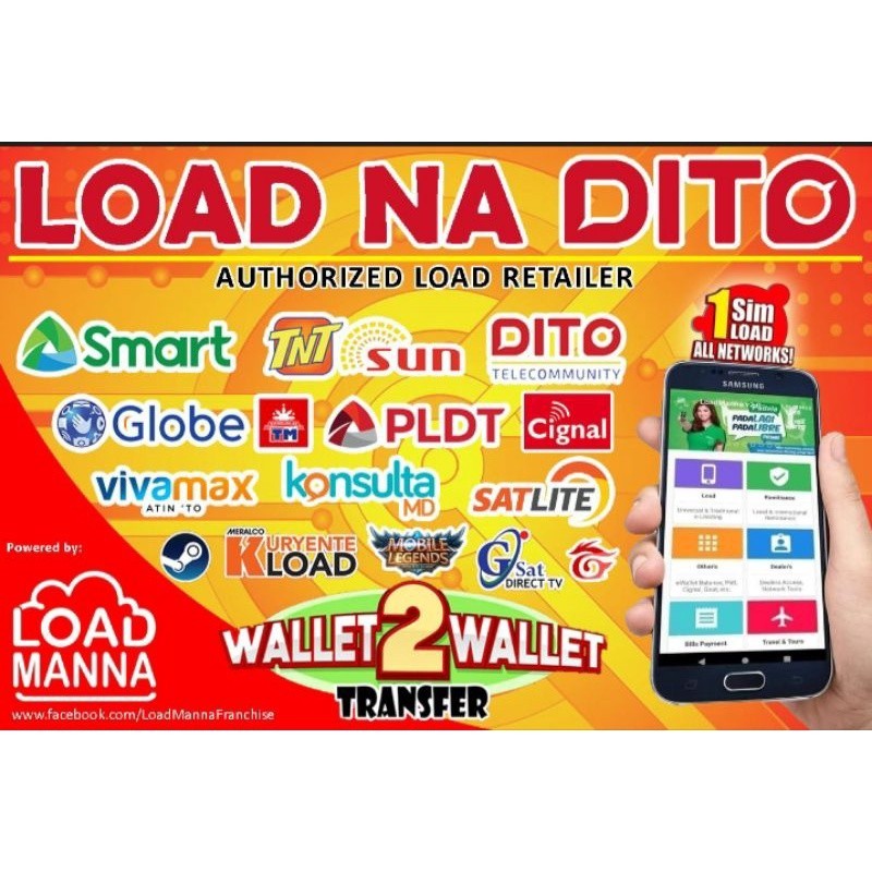 Load Na Dito Tarpulin Loadmanna X Tarp Shopee Philippines