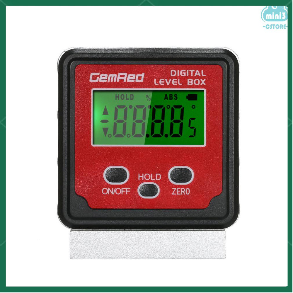 Mc Gemred Level Box Angle Gauge Digital Angle Finder Inclinometer Level