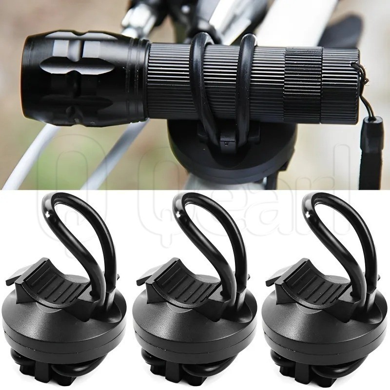 Bicycle Flashlight Bracket Clip Bike Fixed Lamp Holder Mountain