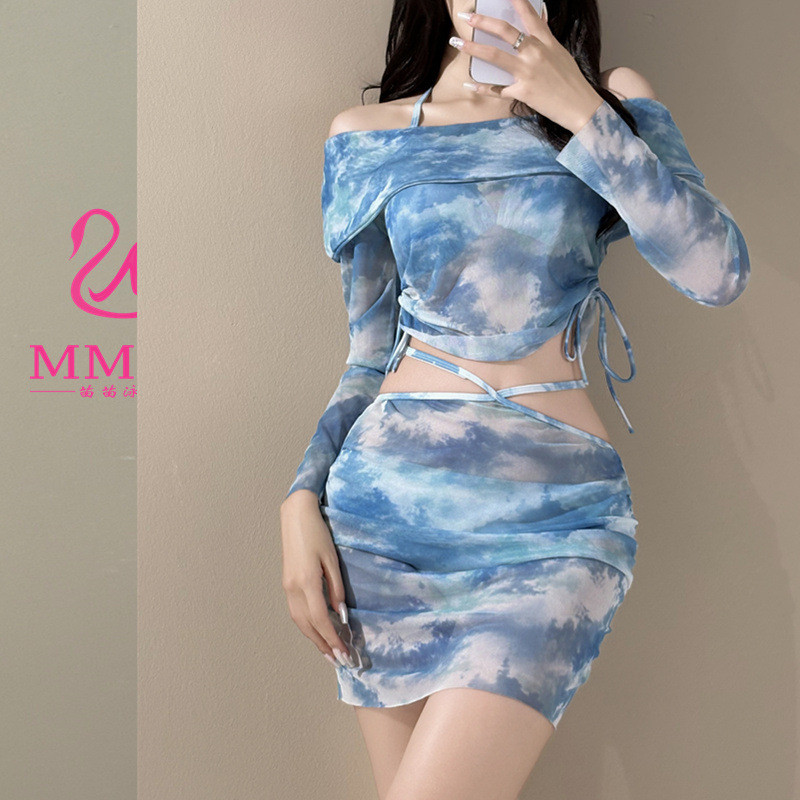 Hercules Swimsuit Women New Style Conservative Split Hot Spring