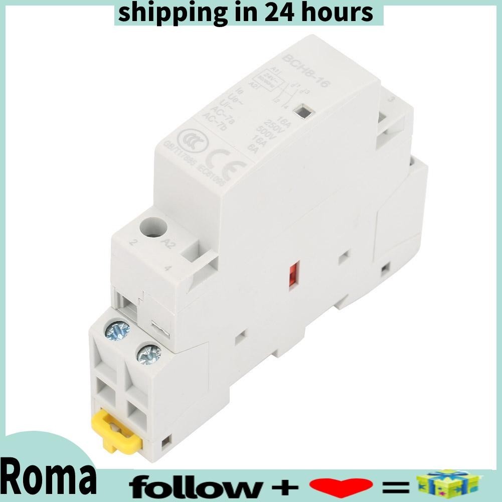 Romanticshop Ac Contactor P A V No Nc Hz Din Rail With