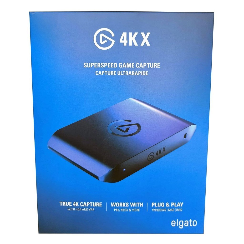 Elgato 4K X External Capture Card 10GBH9901 USB C HDMI 2 1 4K144