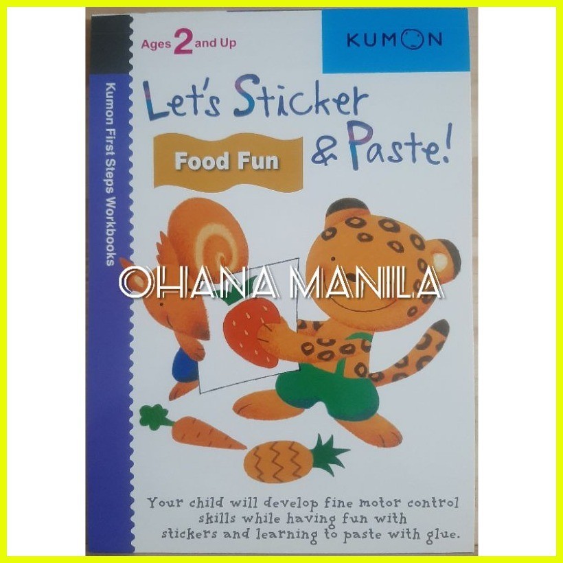 Let S Sticker Paste Kumon My First Steps Workbooks Shopee Philippines