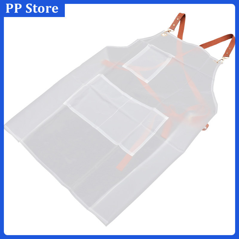 Waterproof Transparent Apron Baker Painting Mens Womens Work Kitchen