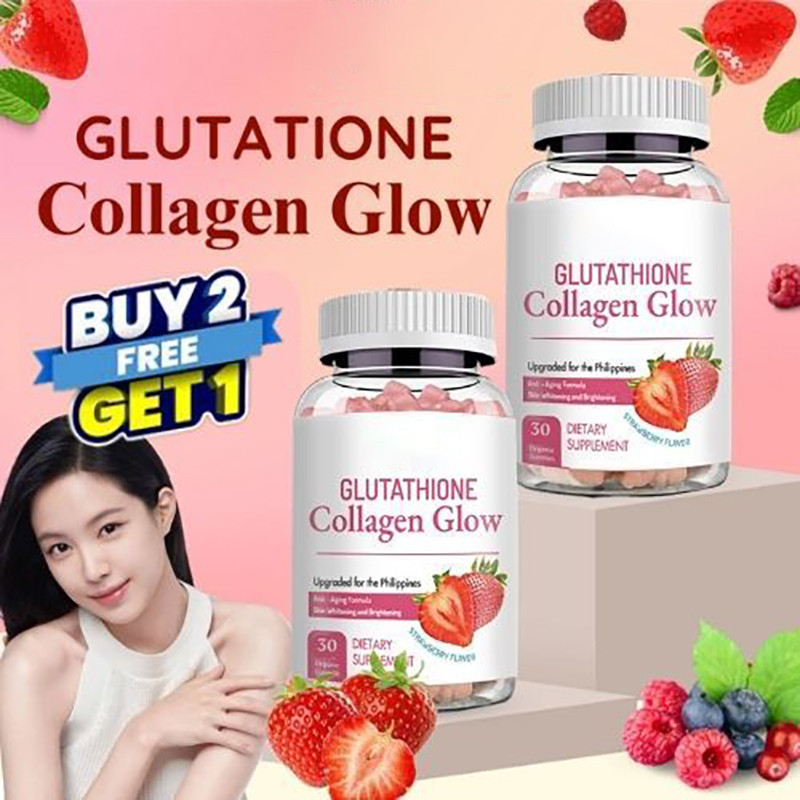 Buy Take Glow Glutathion Collagen Gummies From Korea Strawberry