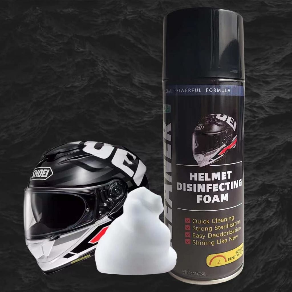 450ML Helmet Spray Anti Odor Helmet Disinfecting Foam Helmet Cleaner