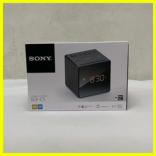 SONY ICF C1 FM AM CLOCK RADIO BLACK Shopee Philippines