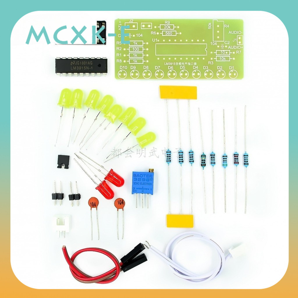 Led Audio Level Indicator Lm Diy Kit Electronic Sound Audio