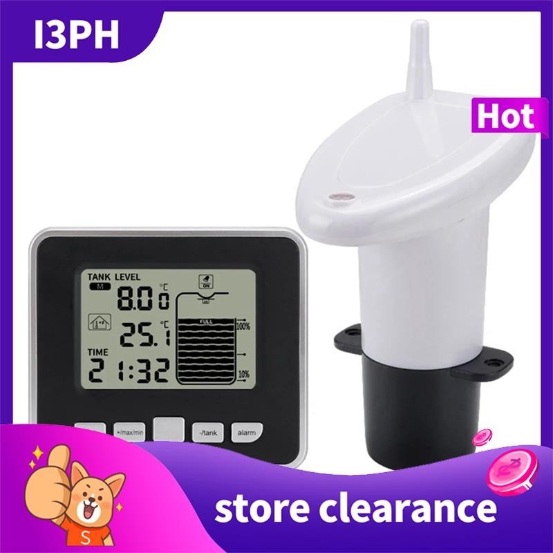 Ultrasonic Wireless Water Tank Liquid Level Meter With Temperature