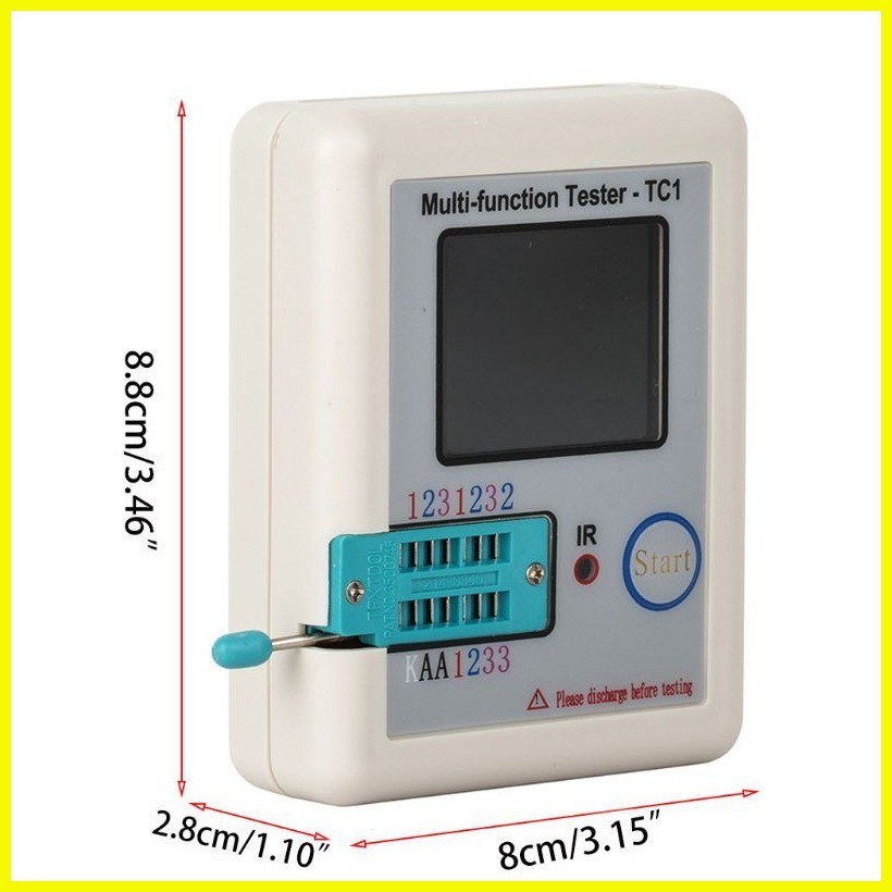 Yal Lcr Tc Colorful Display Multi Functional Tft Backlight Transistor