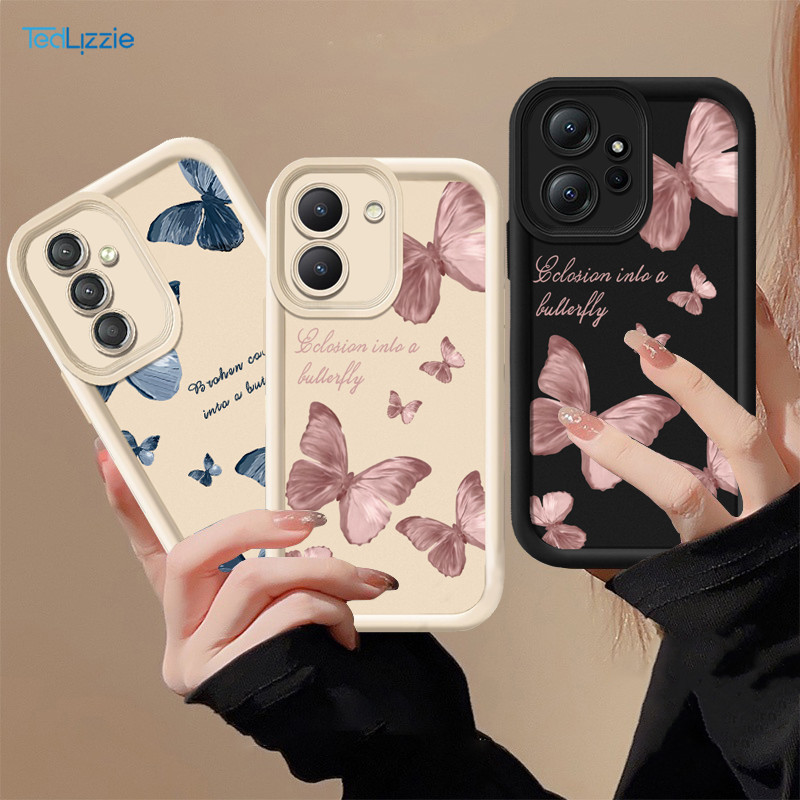 For Infinix Smart Hot I Play Note Note G Spark Go Beauty Butterfly Case