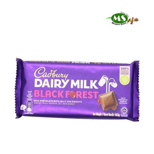 Cadbury Dairy Milk Black Forest Imported 165g Shopee Philippines