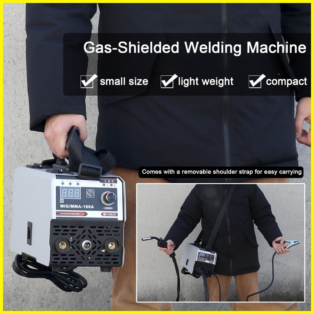 Reaim Welding Machine Gasless Mig Mma In Portable Inverter Welding