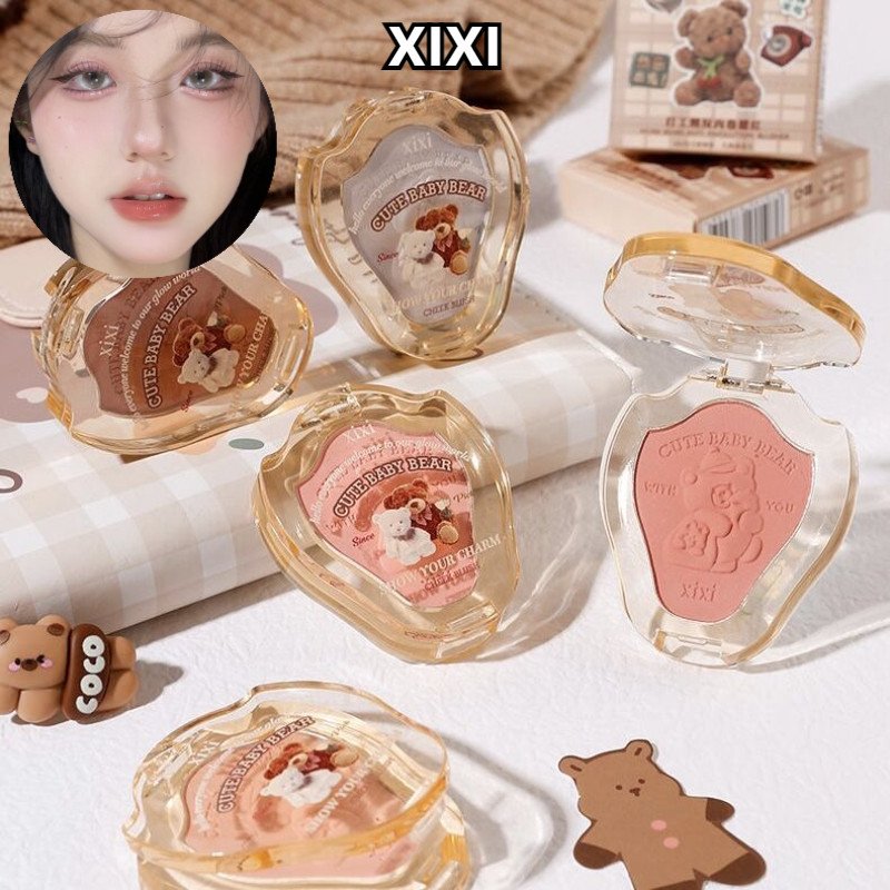XIXI Blush Working Bear Reverse Roll Single Color Blush Natural Nude