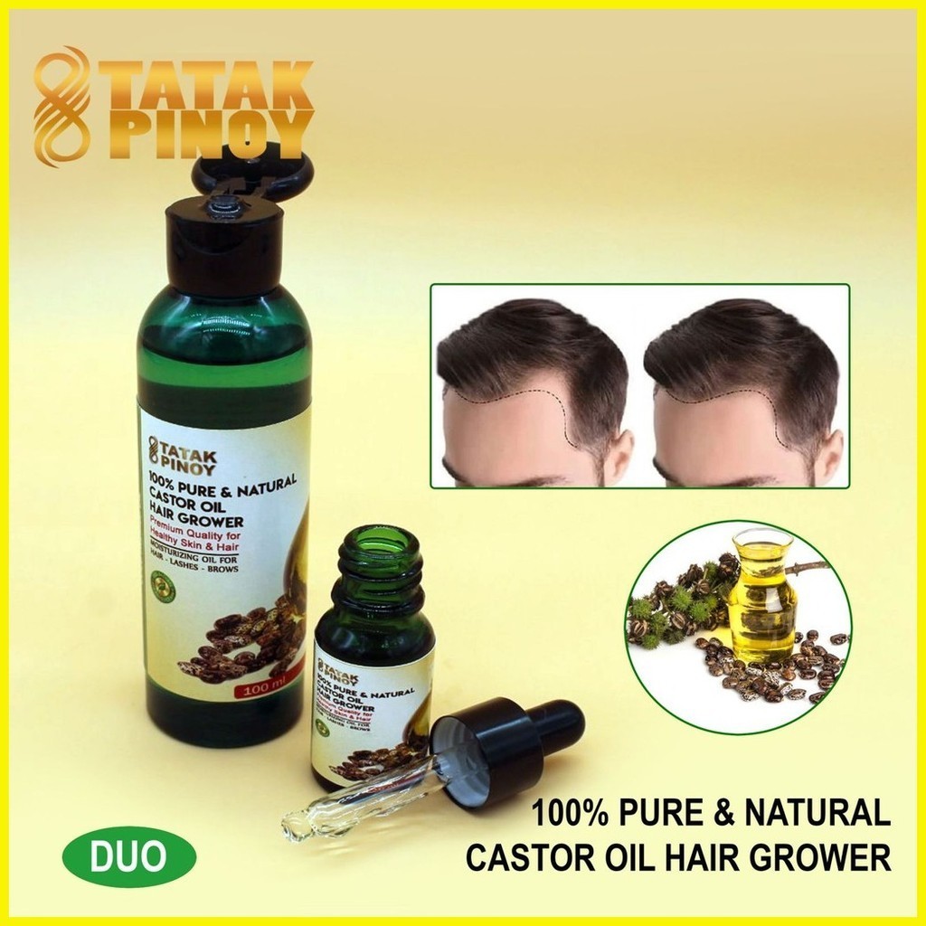 Tatak Pinoy Hair Grower Castor Oil Certified Organic Pure Natural