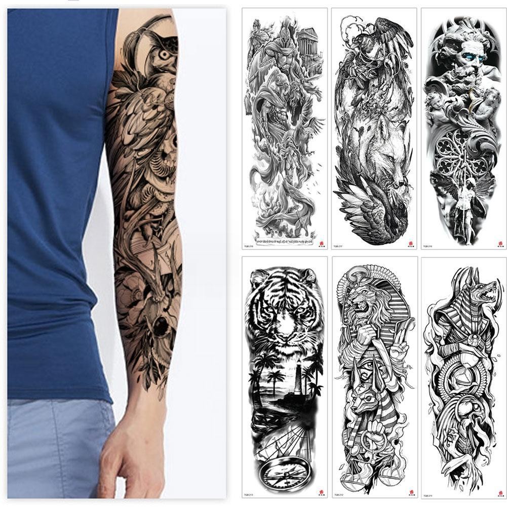 Full Arm Tattoo Sticker Simple Operation Lasting Complex Tattoo Body