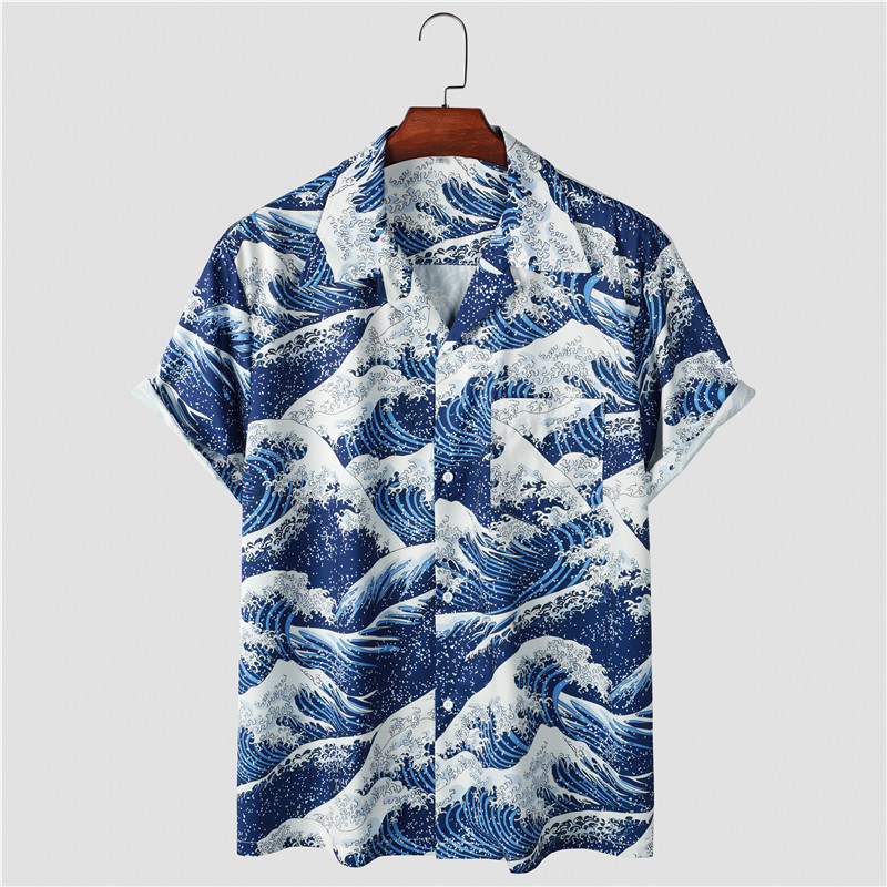 Print Men S Casual Short Sleeve Shirt Men S Shirt For Summer