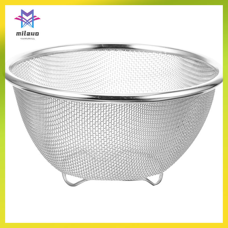 Milauo Thickened Stainless Steel Sink Drain Basket Rice Sieve Wash