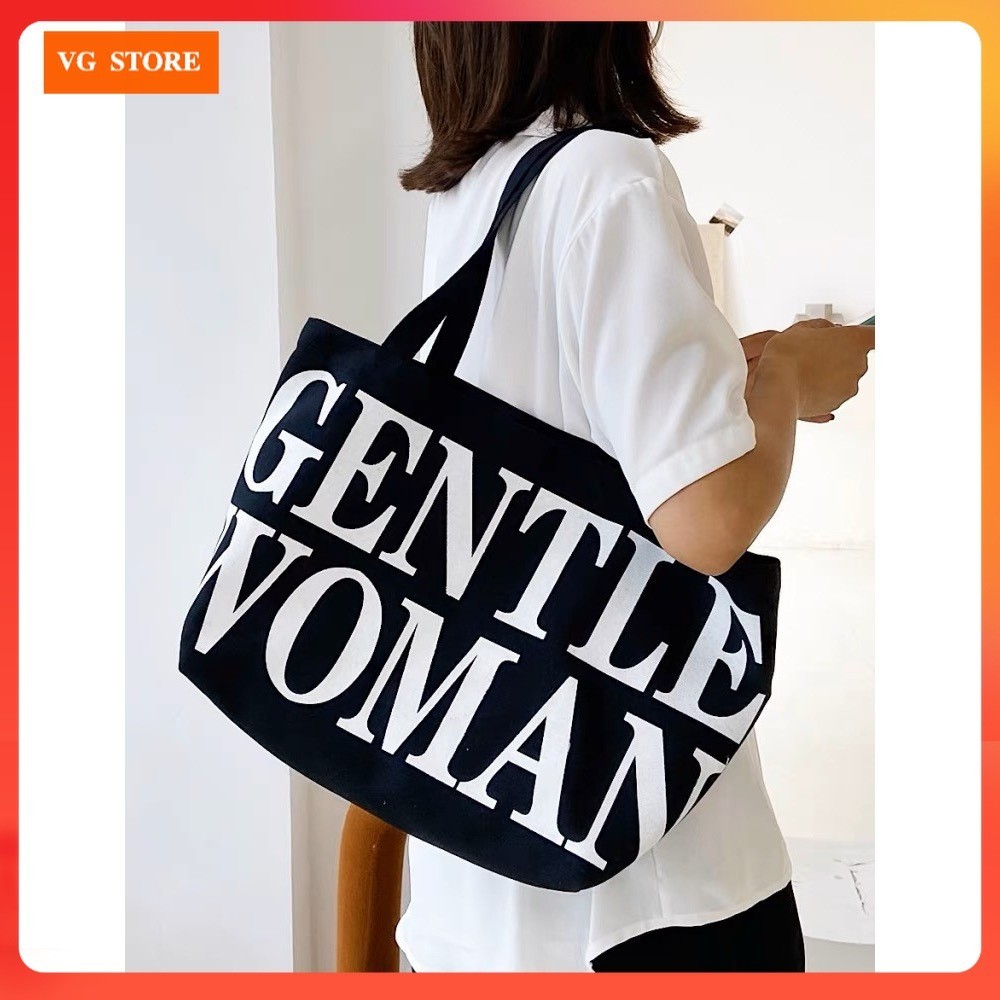 Creative Design Korean New Fashion Canvas Tote Bag Casual Shoulder Bag