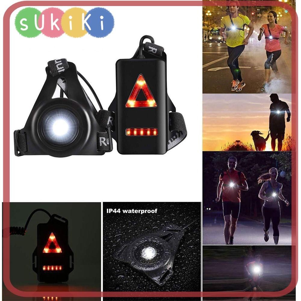 Sukiki Night Running Lights Rechargeable Jogging Chest Lamps