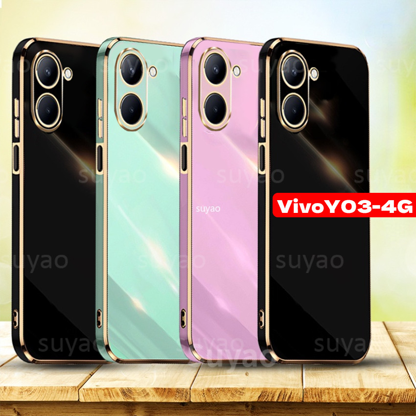 For Vivo Y Y G Phone Case Solid Color Electroplate Simple