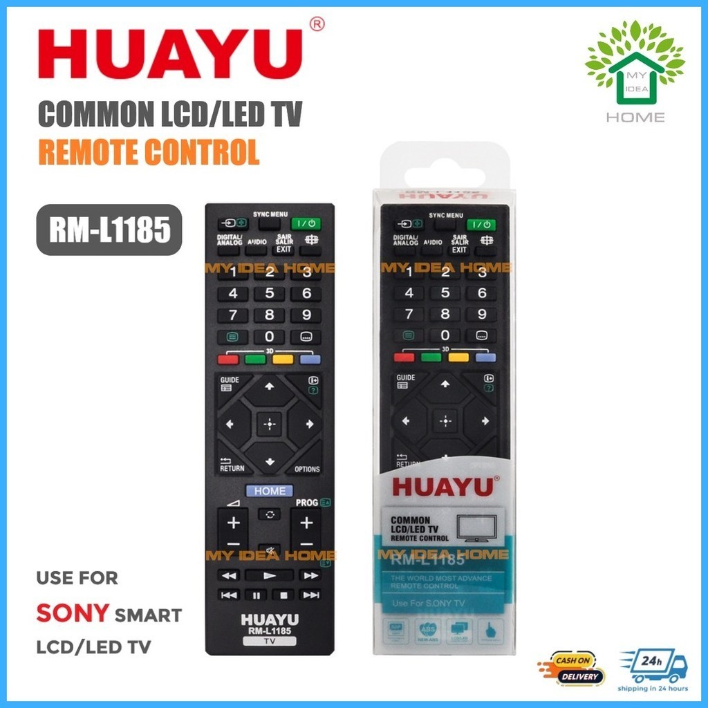 HUAYU RM L1185 Common LCD LED Universal TV Remote Control For SONY